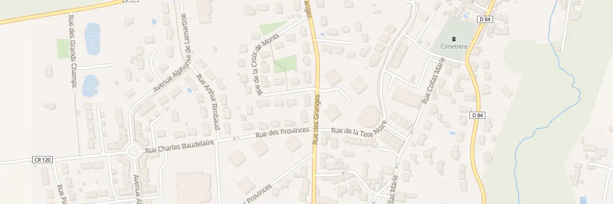 Plan du 16 Rue des Granges à Monts