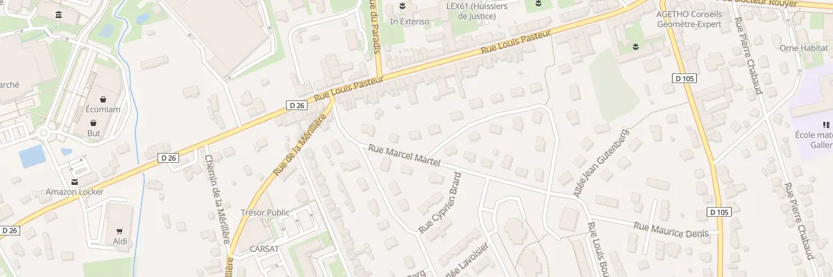 Plan du 5 Rue Marcel Martel à L’Aigle
