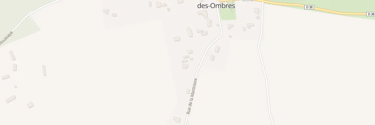 Plan du 16 Rue de la Martiniere à Saint-Benoît-des-Ombres