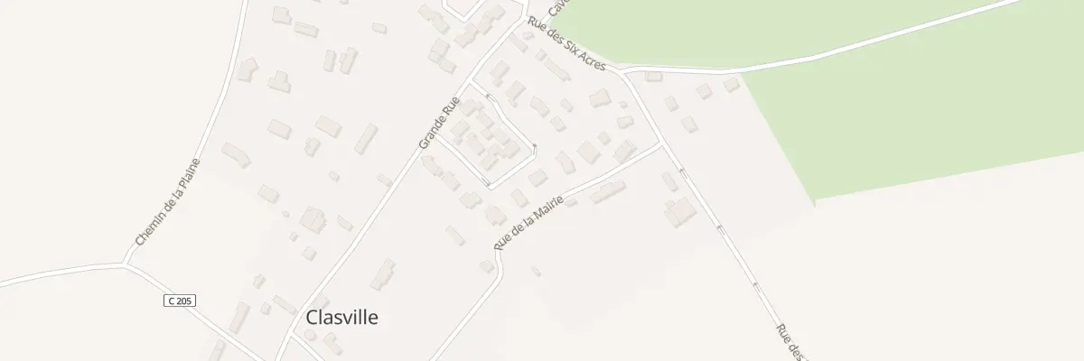 Plan du 12 Clos Belleville à Clasville