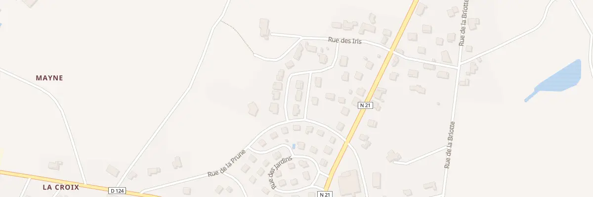 Plan du 3 Rue des Oiseaux à Cancon