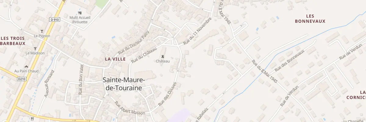 Plan du 15B Rue des Douves à Sainte-Maure-de-Touraine