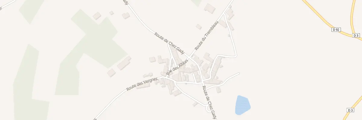 Plan du 23 La Crete Sud à Étouars
