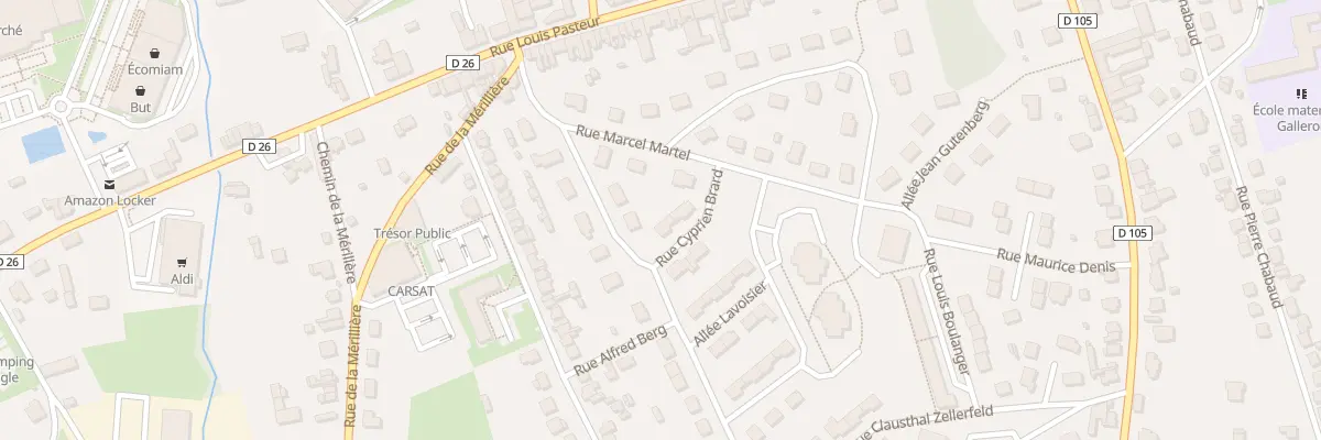 Plan du 1 Rue Cyprien Brard à L’Aigle
