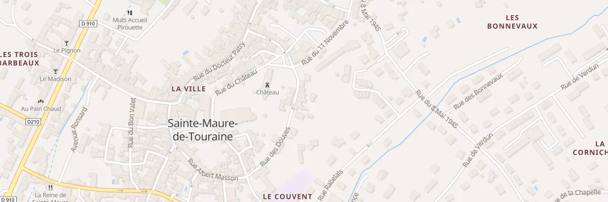 Plan du 19 Rue des Douves à Sainte-Maure-de-Touraine