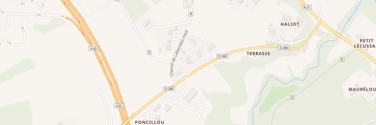 Plan du 4 Chem de Laberneze Haut à Moirax