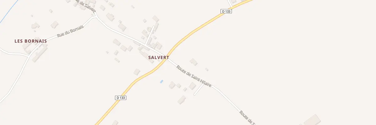 Plan du 1 Rte de Saint-Hilaire à Senillé-Saint-Sauveur