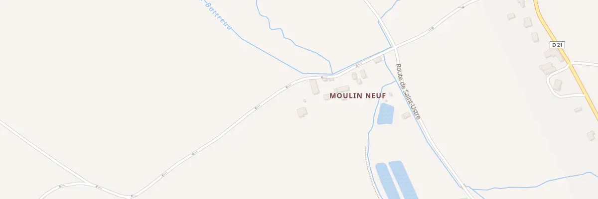 Plan du 5342 Moulin Neuf à Oyré