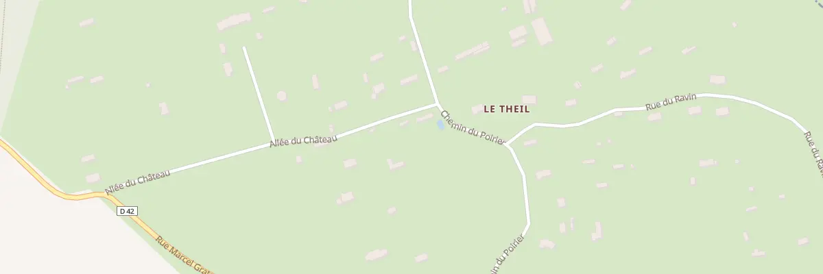 Plan du 10 All du Château à Valailles