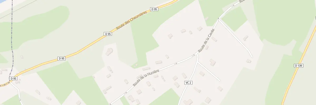 Plan du 665 Rte de la Hunière à Aizier