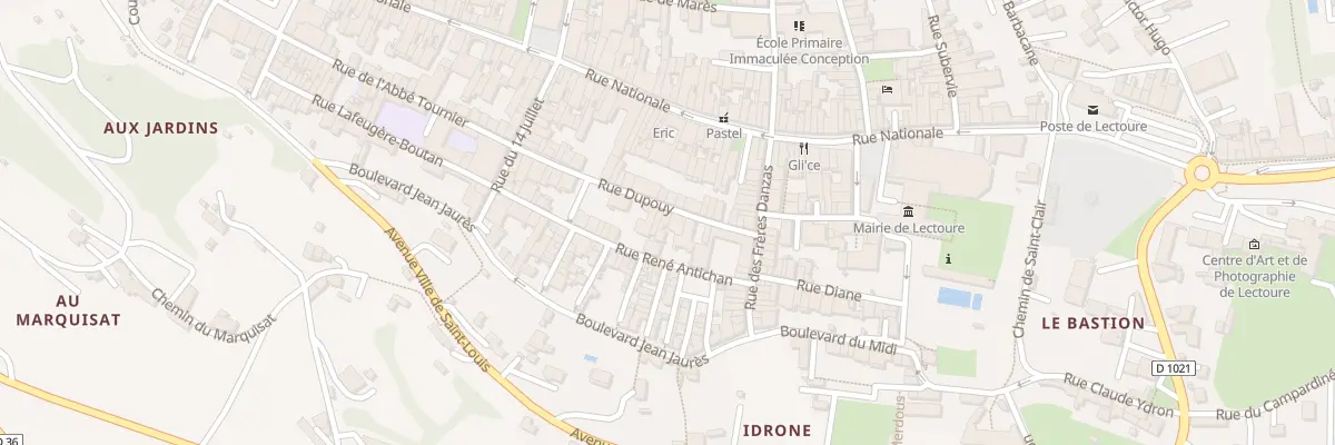Plan du 9 Rue Dupouy à Lectoure