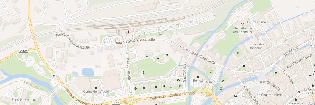 Plan du 53 Rue du Gen de Gaulle à L’Aigle