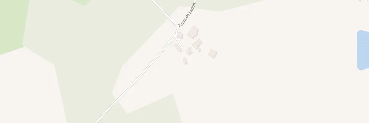Plan du 998 Rte de Redon à Beaugas