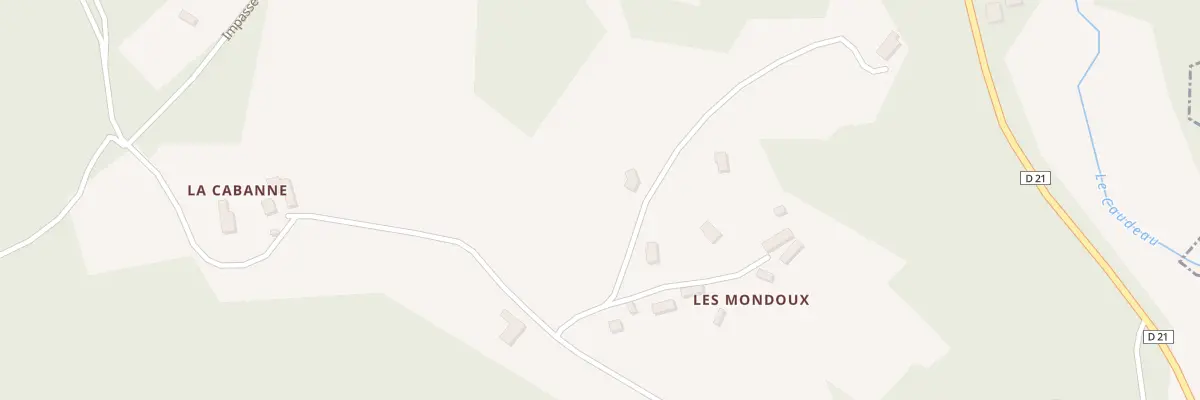 Plan du 661 Imp des Acacias à Saint-Georges-de-Montclard