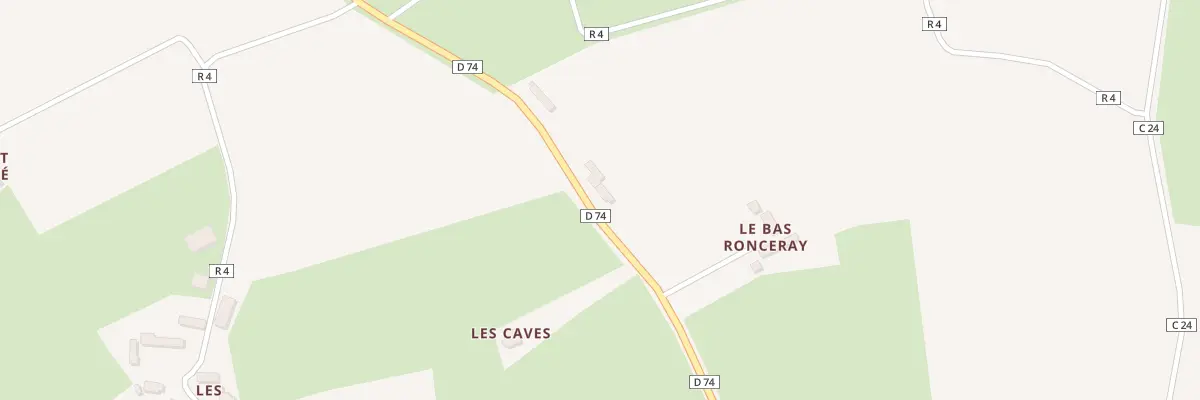 Plan du 5006 Le Bas Ronceray à Coudrecieux