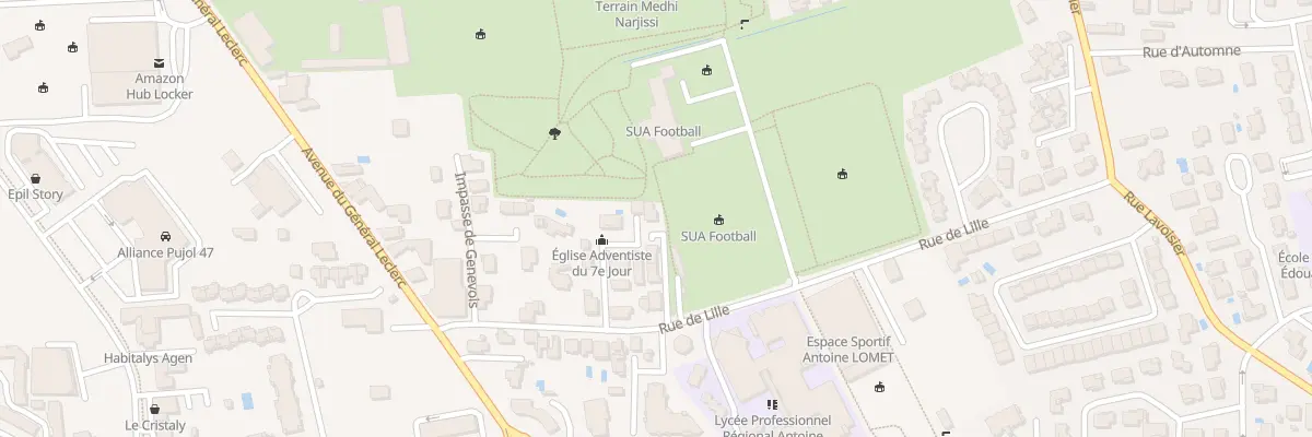 Plan du 183C Rue de Lille à Agen