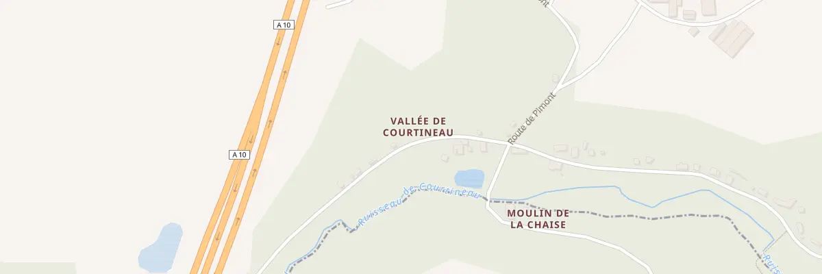 Plan du 354 Vallee de Courtineau à Saint-Épain