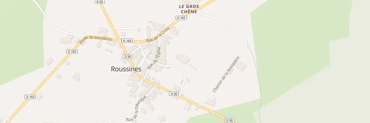 Plan du 2 Rue de l’Eglise à Roussines