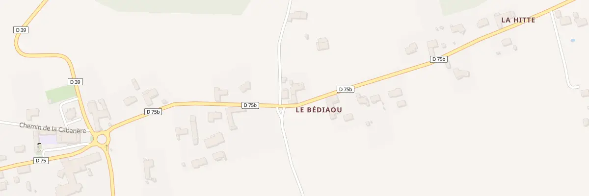 Plan du 25 Qua du Bédiaou au Cuing