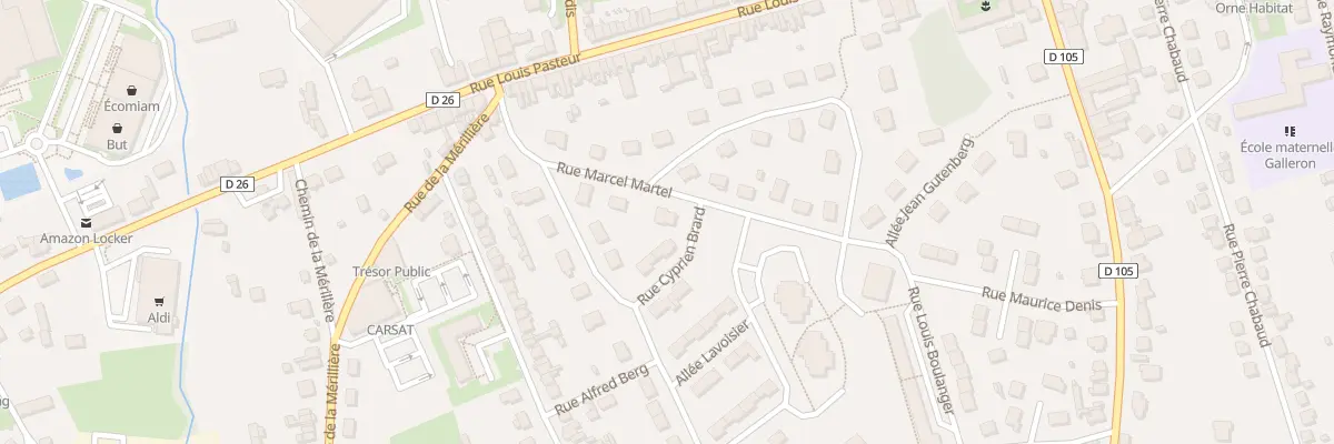 Plan du 4 Rue Marcel Martel à L’Aigle