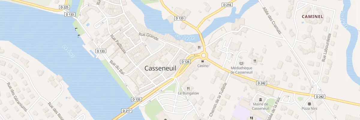 Plan du 43 Vc Les Promenades à Casseneuil