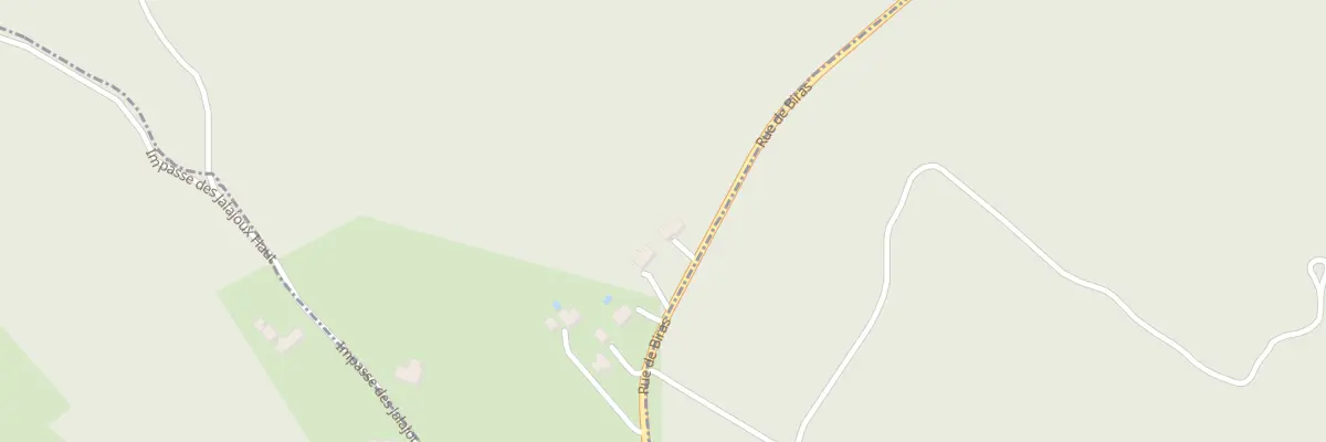 Plan du 2033 Rue de Biras à Bussac