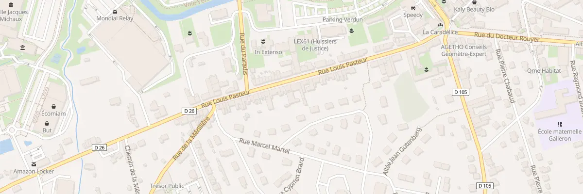 Plan du 47 Rue Louis Pasteur à L’Aigle
