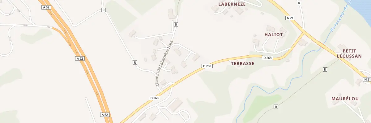 Plan du 8 Chem de Laberneze Haut à Moirax