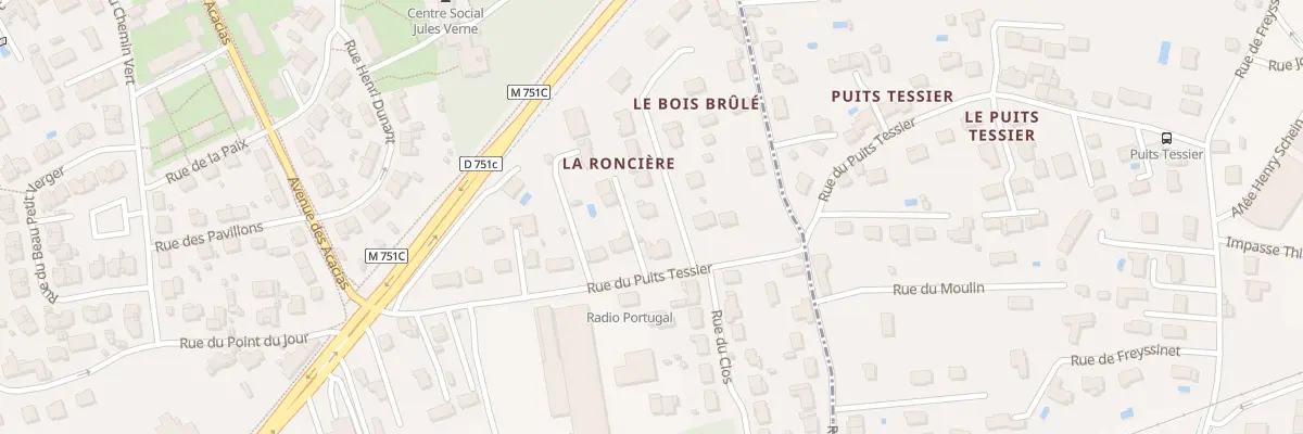 Plan du 1 Imp de la Roncière à Ballan-Miré