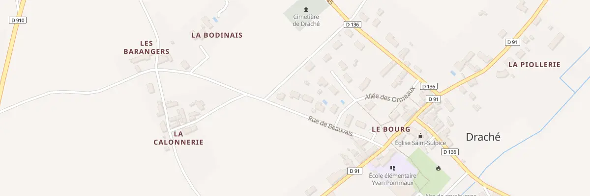 Plan du 12 Rue de Beauvais à Draché