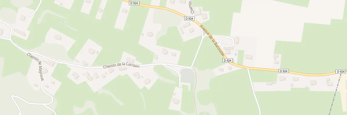 Plan du 33 Che de la Carraou à Siradan