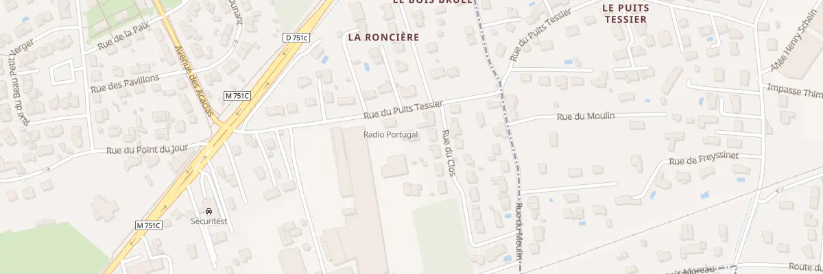Plan du 11 Rue du Puits Tessier à Ballan-Miré