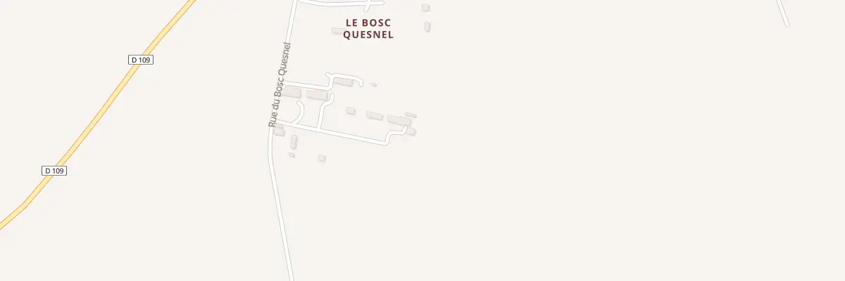 Plan du 377 Rue du Bosc-Quesnel à Thiouville