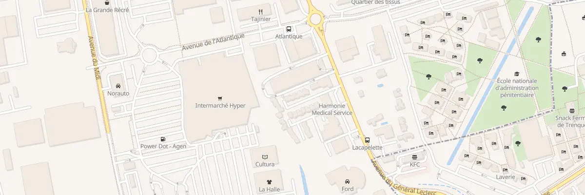 Plan du 4 Imp du Turquet à Agen