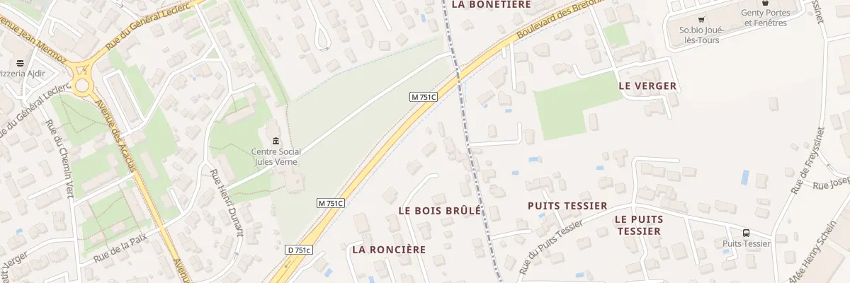 Plan du 8 Imp de la Roncière à Ballan-Miré