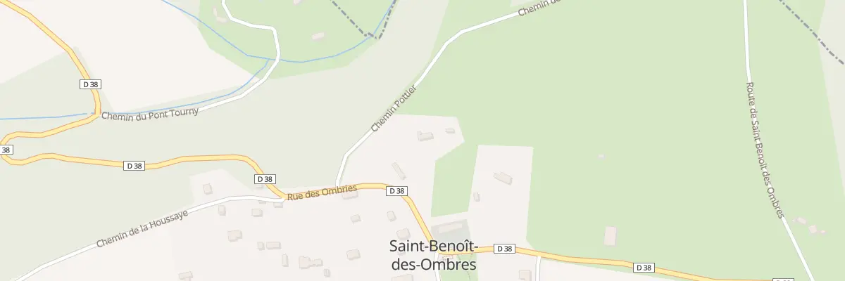 Plan du 2 Rue des Ombries à Saint-Benoît-des-Ombres