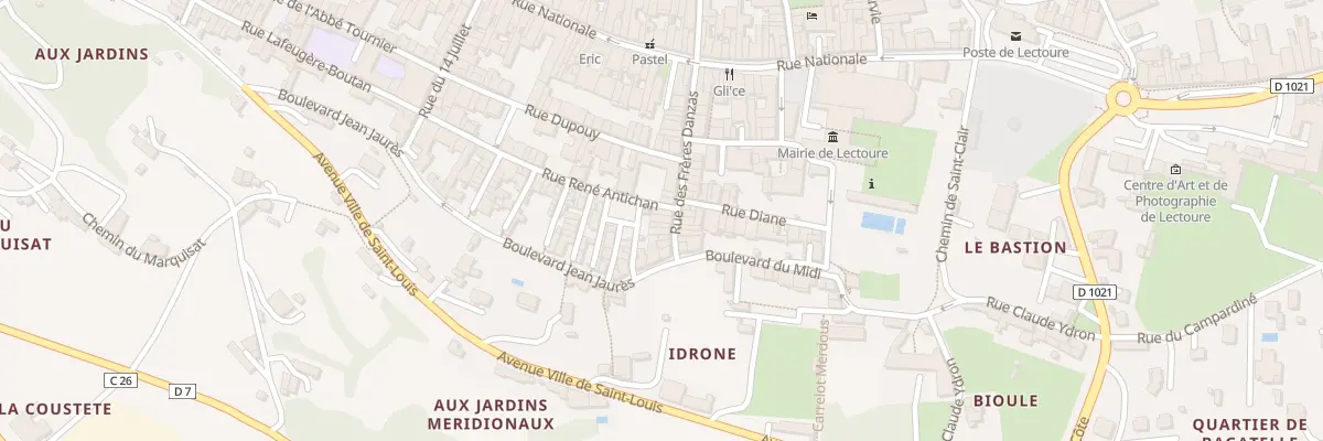 Plan du 32 Rue des Frères Danzas à Lectoure