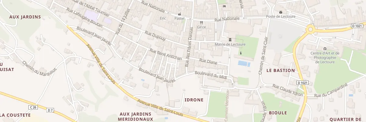 Plan du 30 Rue des Frères Danzas à Lectoure