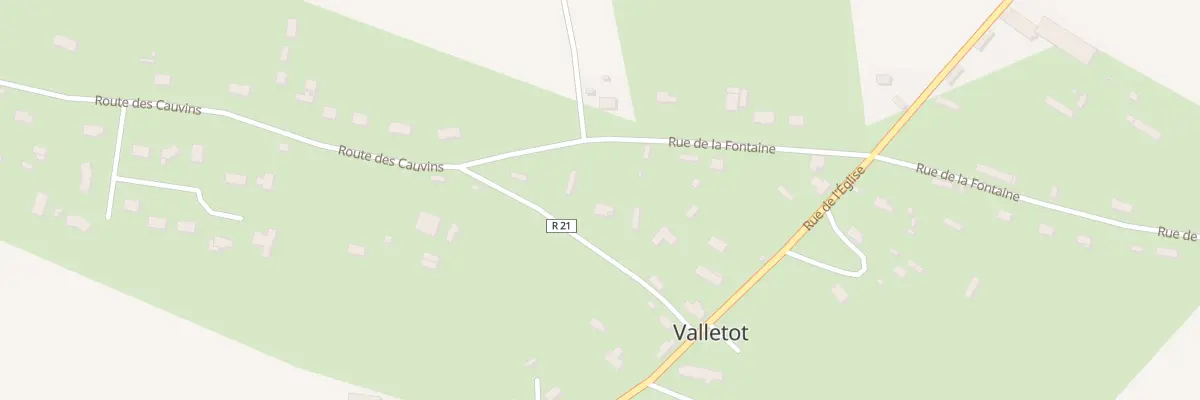 Plan du 31 Rue de la Fontaine à Valletot