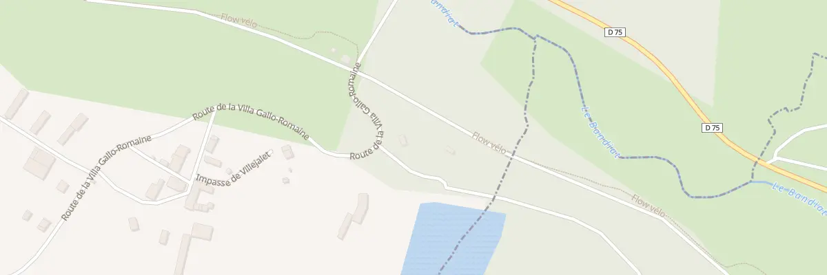 Plan du 3784 Rte de la Villa Gallo-Romaine à Saint-Martial-de-Valette