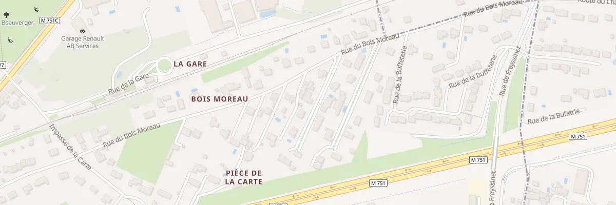 Plan du 29A Rue du Bois Moreau à Ballan-Miré