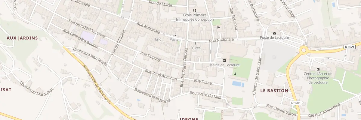 Plan du 16 Rue des Frères Danzas à Lectoure