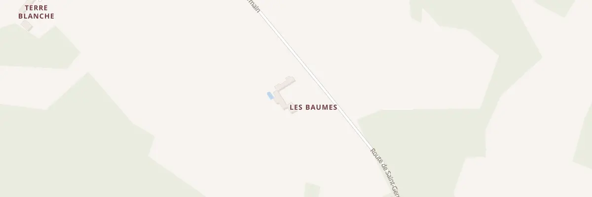 Plan du 8 Les Baumes à Verdon