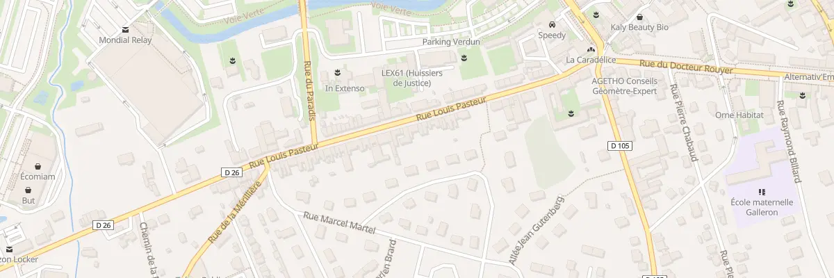 Plan du 41 Rue Louis Pasteur à L’Aigle