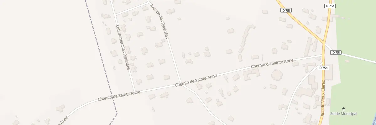 Plan du 23D Sainte-Margalido à Clarac