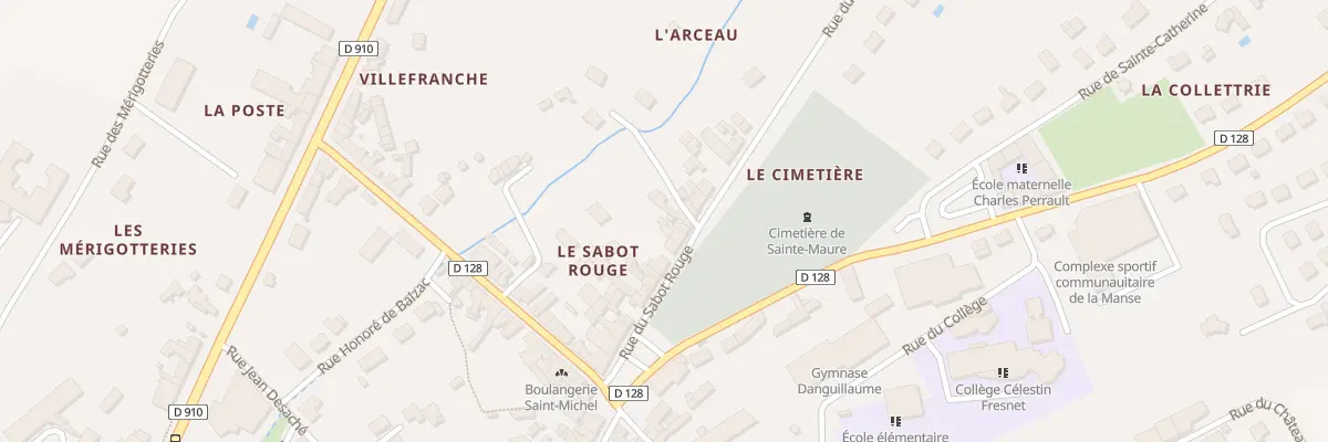 Plan du 7 Rue du Sabot Rouge à Sainte-Maure-de-Touraine