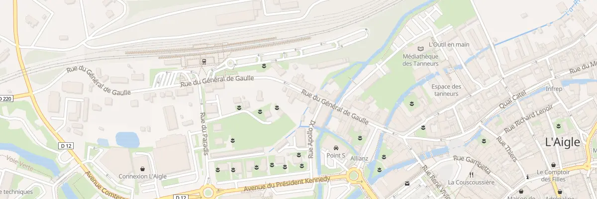 Plan du 45 Rue du Gen de Gaulle à L’Aigle
