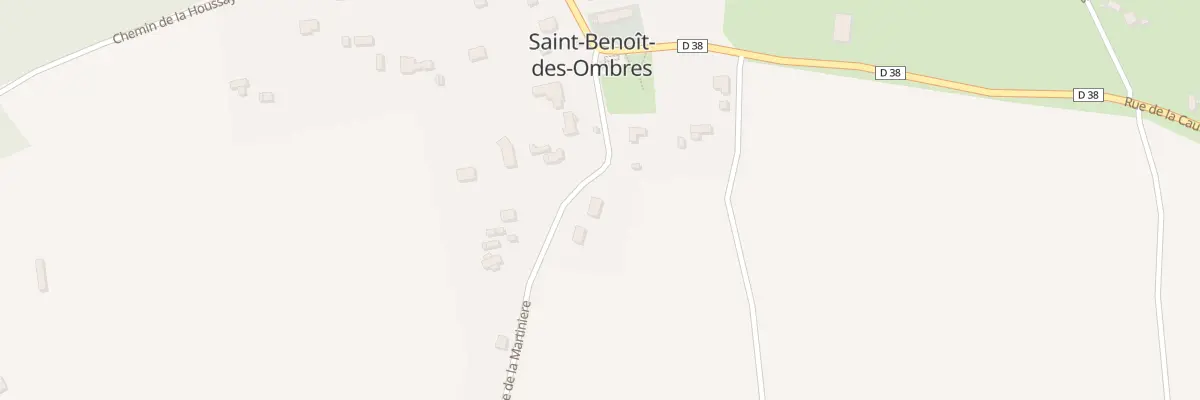 Plan du 15 Rue de la Martiniere à Saint-Benoît-des-Ombres