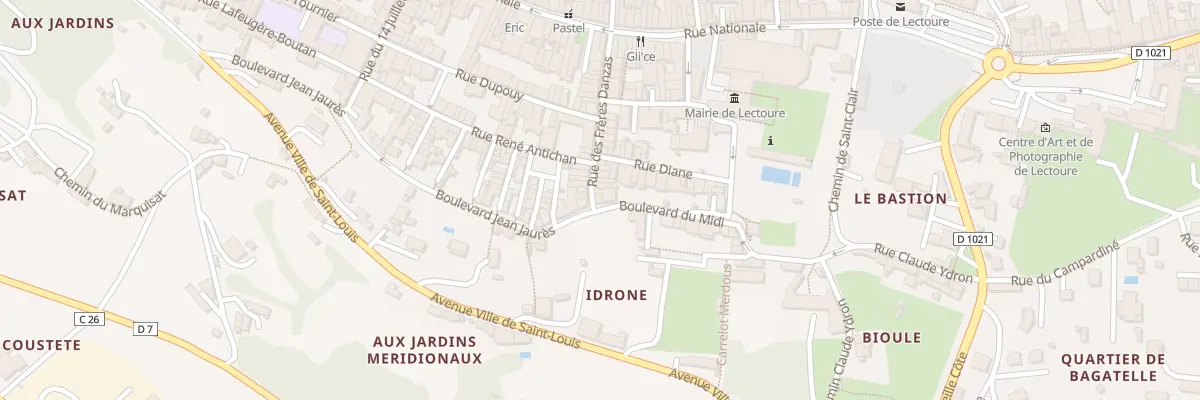 Plan du 35 Rue des Frères Danzas à Lectoure