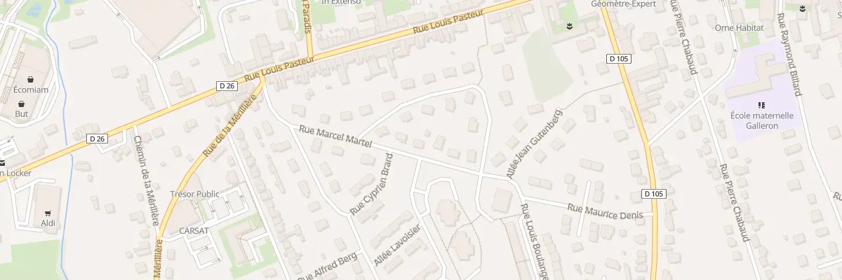 Plan du 9 Rue Marcel Martel à L’Aigle